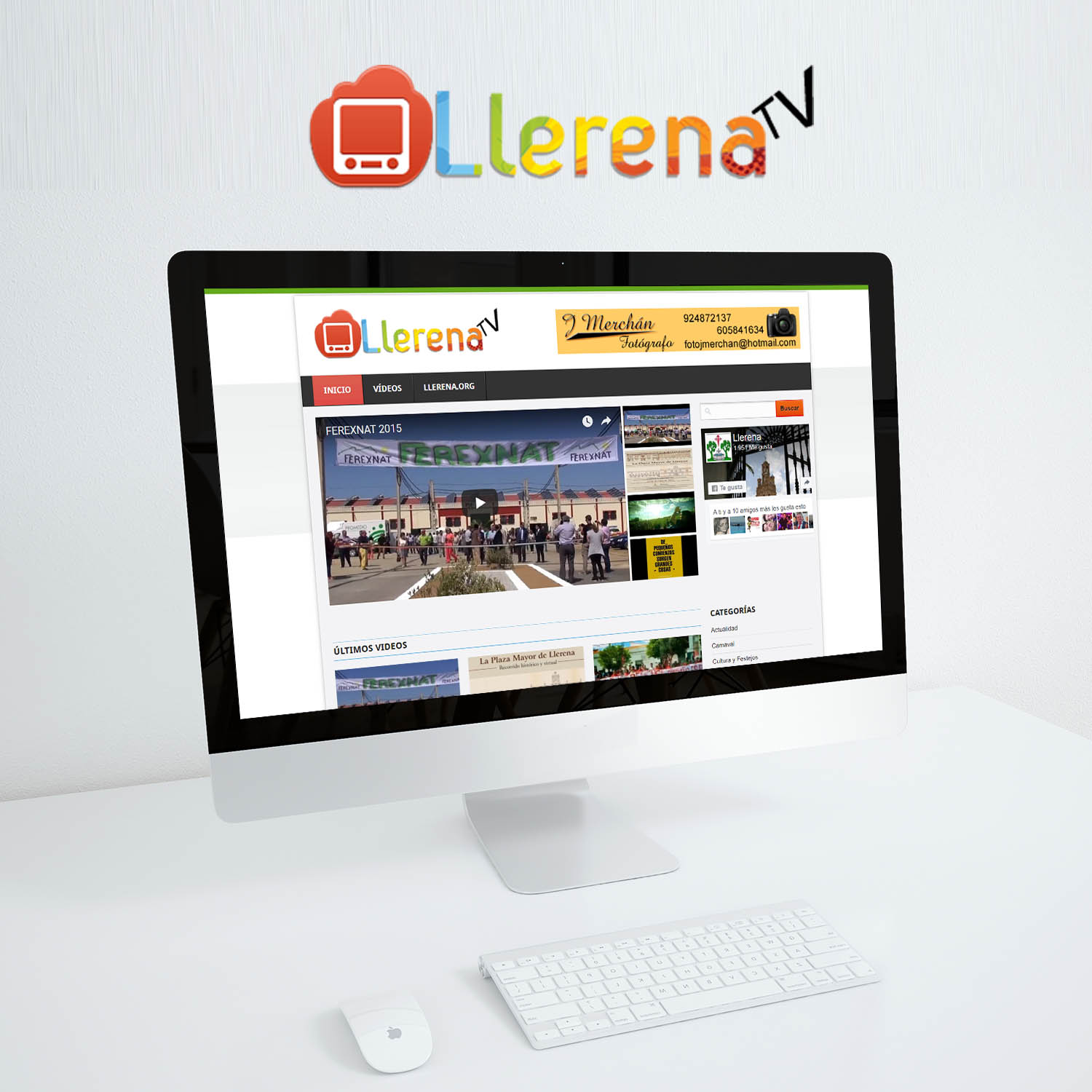 DISEÑO WEB LLERENA TV