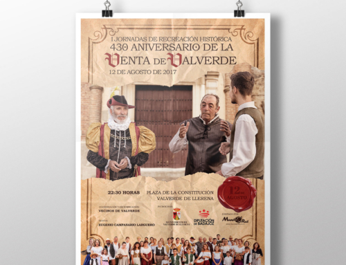 Diseño cartel del 430 Aniversario de la venta de Valverde