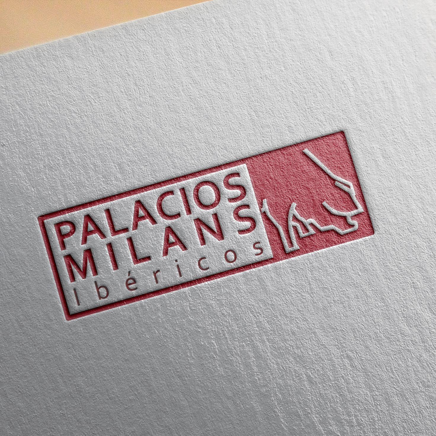 Diseño de logotipo Ibéricos Palacios Milans