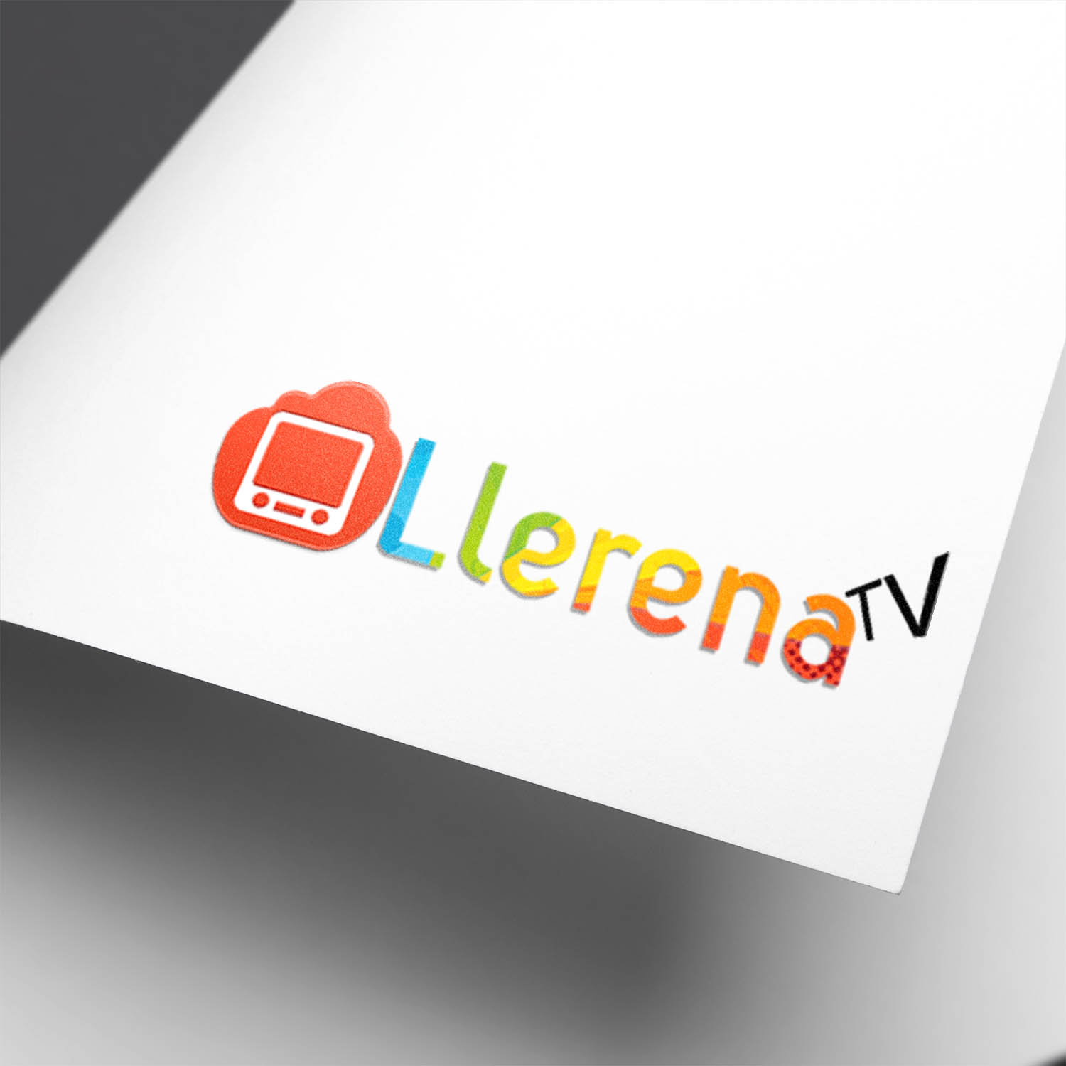 Diseño de logotipo Llerena TV